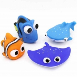 large Scuba diving Toys Spearfishing Float Dive Signal Underwater Doll Animal Ornaments Float Toy nemo shark bat q50